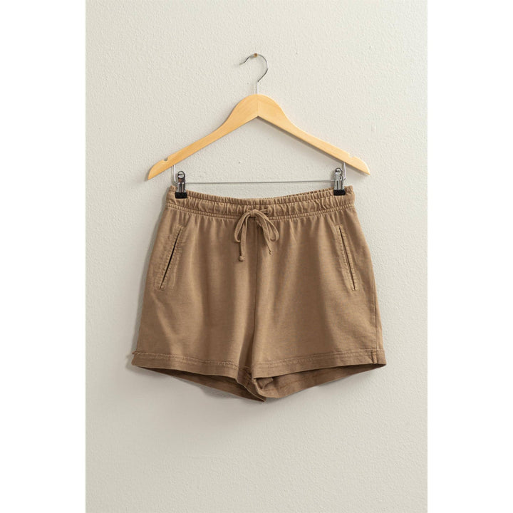 Women's Shorts - Pigment Dyed Raw Edge Detail Shorts -  - Cultured Cloths Apparel