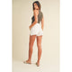 Women's Shorts - White Vintage Frayed Hem Short -  - Cultured Cloths Apparel