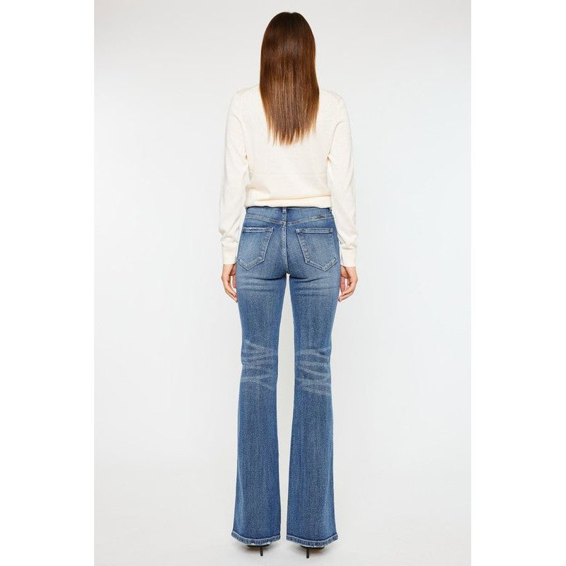 Denim - High Rise Flare Jeans -  - Cultured Cloths Apparel