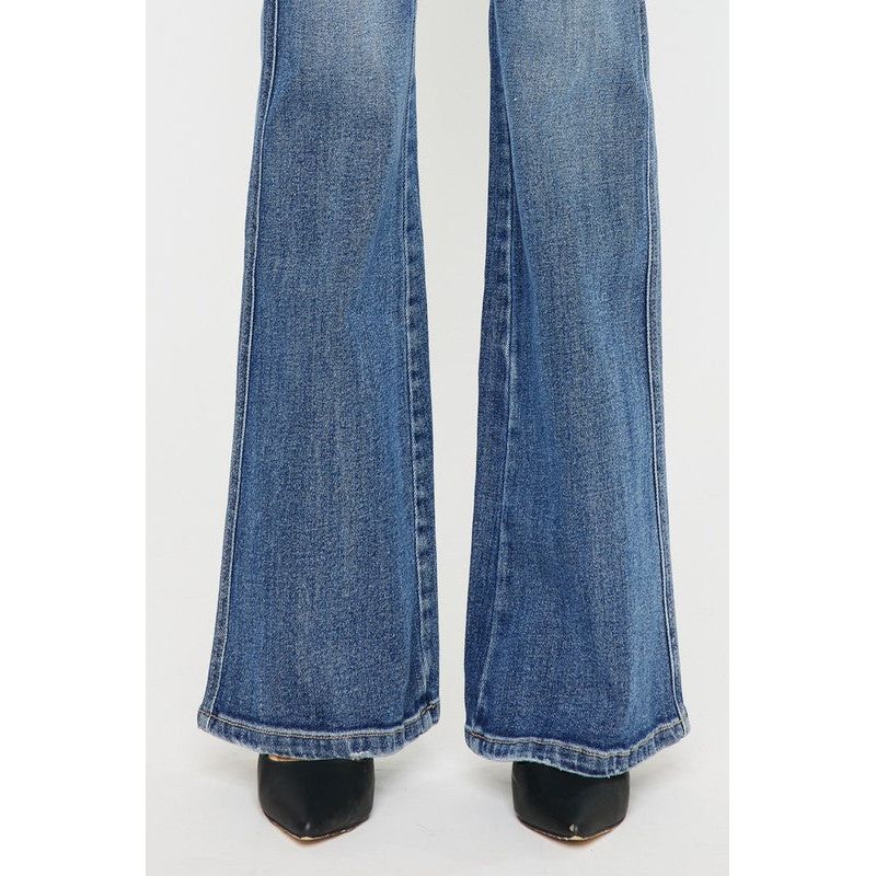 Denim - High Rise Flare Jeans -  - Cultured Cloths Apparel