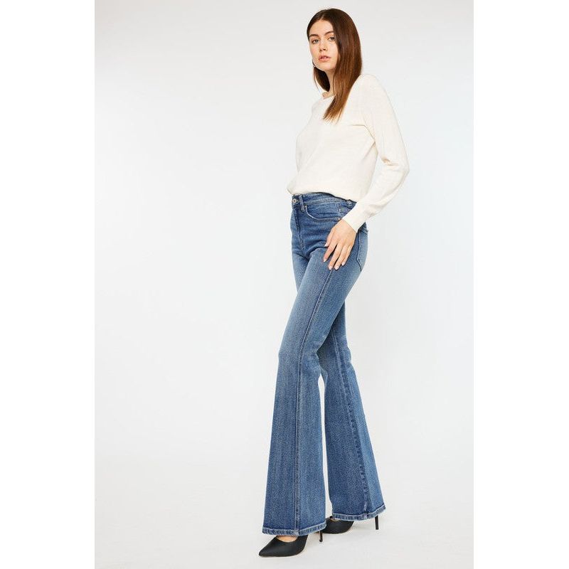 Denim - High Rise Flare Jeans -  - Cultured Cloths Apparel