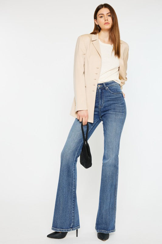 Denim - High Rise Flare Jeans -  - Cultured Cloths Apparel