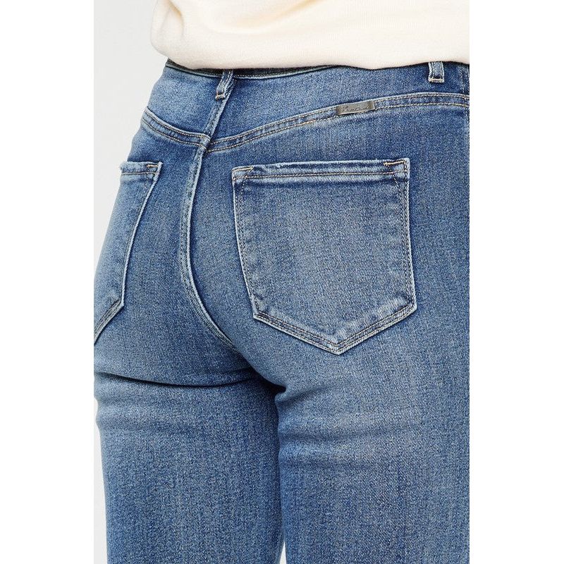 Denim - High Rise Flare Jeans -  - Cultured Cloths Apparel