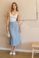 Women's Skirts - FLORAL BUTTON DOWN MIDI SKIRT -  - Cultured Cloths Apparel