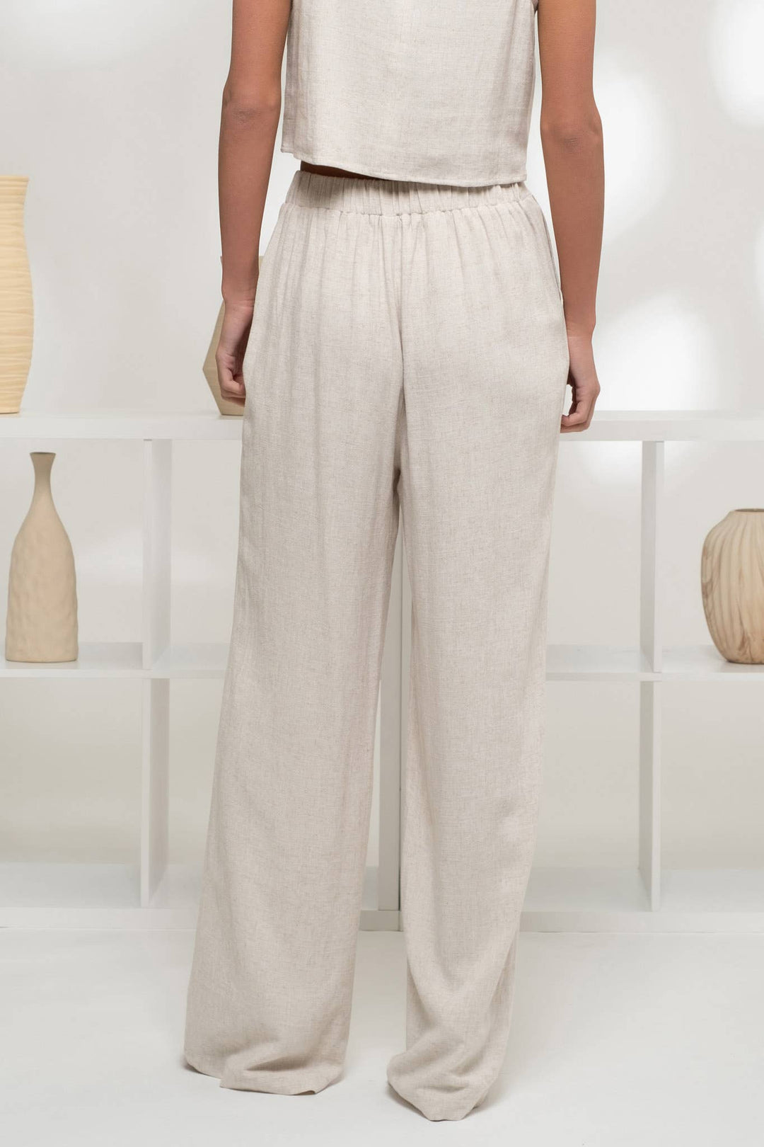 Denim - LINEN LONG PANTS -  - Cultured Cloths Apparel