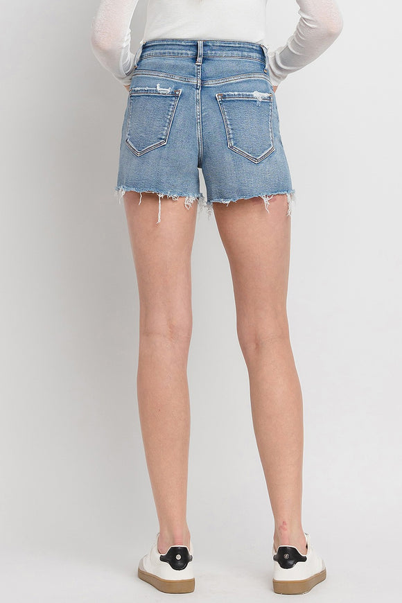 Women's Shorts - Vervet by Flying Monkey High Rise Denim Shorts -  - Cultured Cloths Apparel