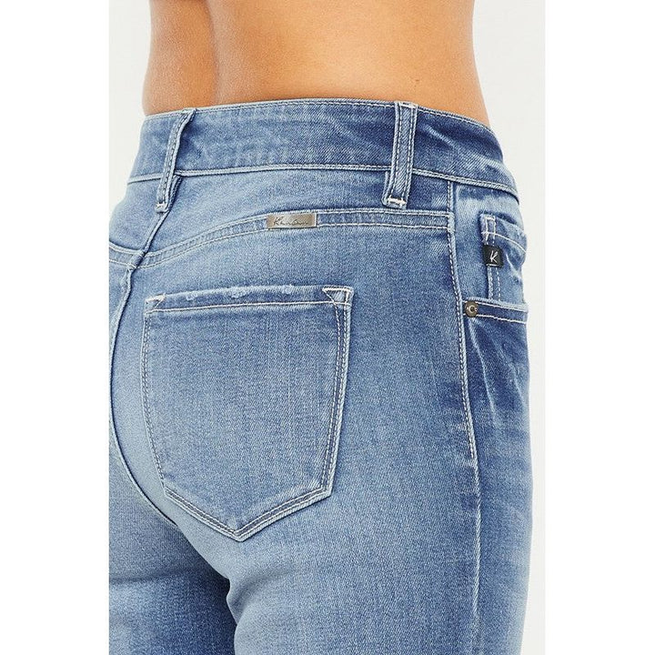 Denim - High Rise Bootcut Jeans -  - Cultured Cloths Apparel