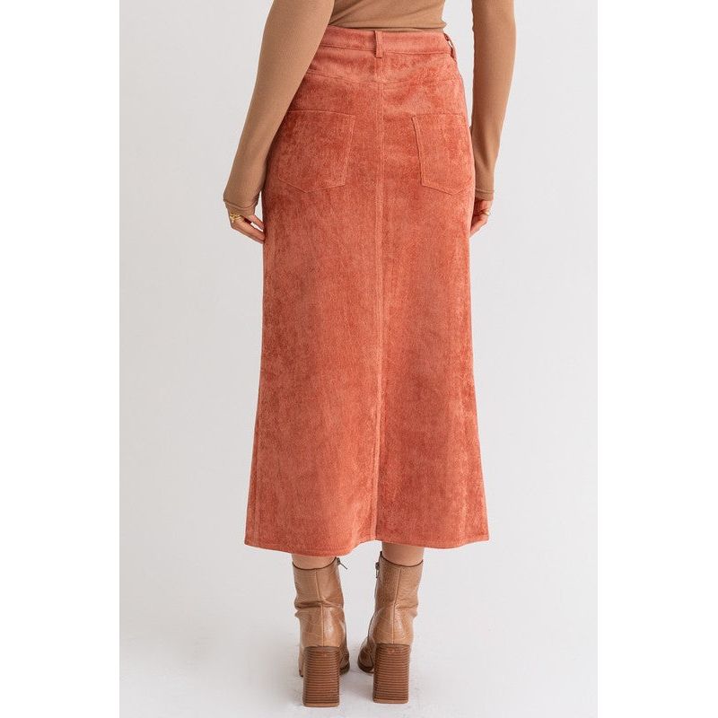 Women's Skirts - CORD MAXI SKIRT -  - Cultured Cloths Apparel