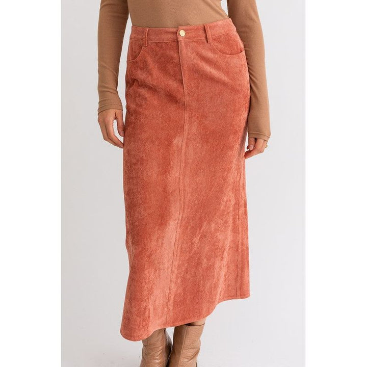 Women's Skirts - CORD MAXI SKIRT -  - Cultured Cloths Apparel