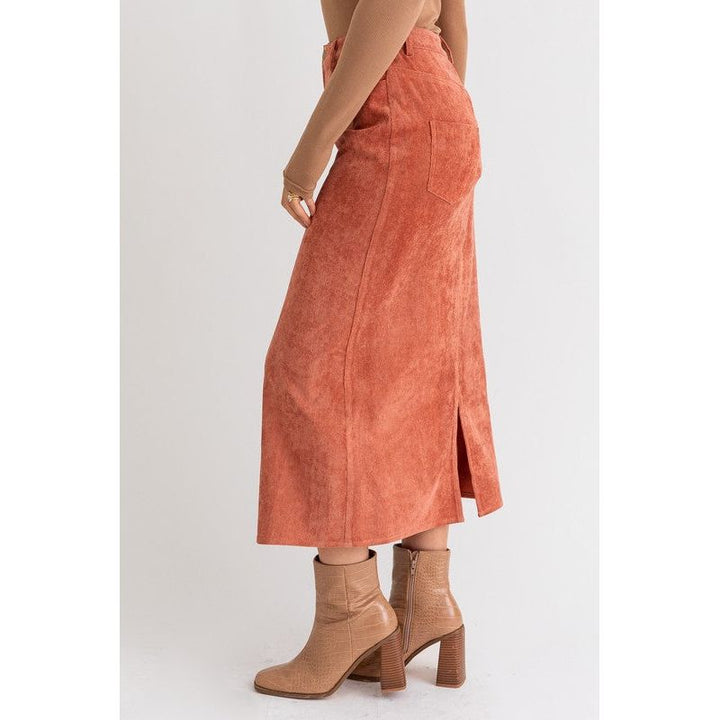 Women's Skirts - CORD MAXI SKIRT -  - Cultured Cloths Apparel