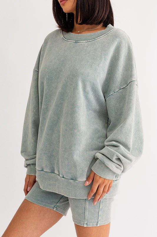 Graphic T-Shirts - Washed Oversized Pullover -  - Cultured Cloths Apparel