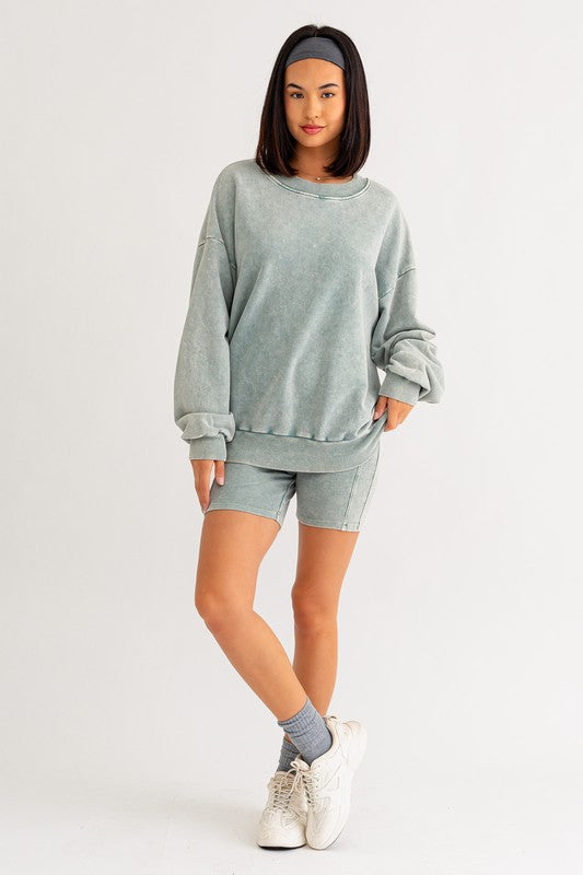 Graphic T-Shirts - Washed Oversized Pullover -  - Cultured Cloths Apparel