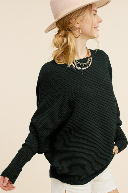 Women's Sweaters - Mae Sweater - BLACK - Cultured Cloths Apparel