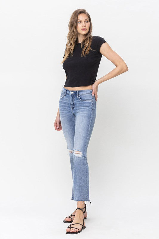 Denim - Mid Rise Kick Flare Jeans -  - Cultured Cloths Apparel