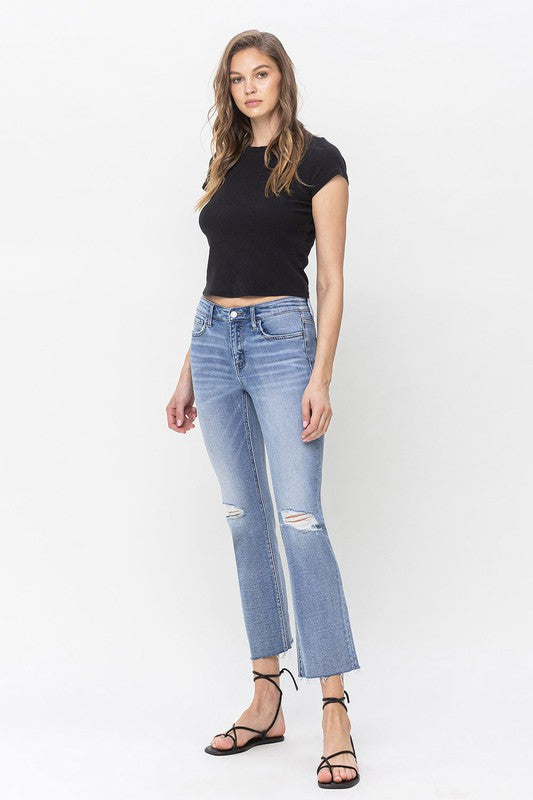 Denim - Mid Rise Kick Flare Jeans -  - Cultured Cloths Apparel