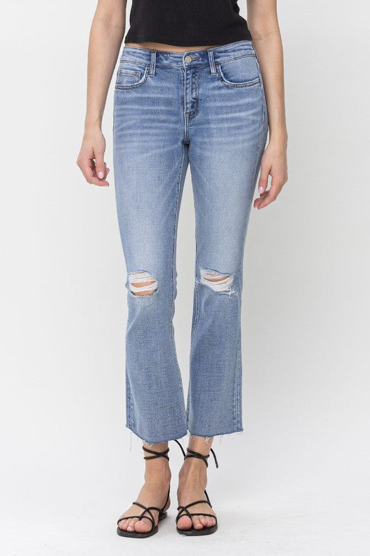 Denim - Mid Rise Kick Flare Jeans -  - Cultured Cloths Apparel