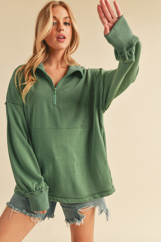 Women's Sweaters - Elira Pullover - SAGE - Cultured Cloths Apparel