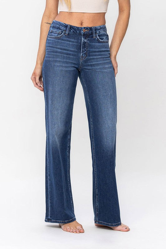 Denim - High Rise Loose Fit Jeans -  - Cultured Cloths Apparel