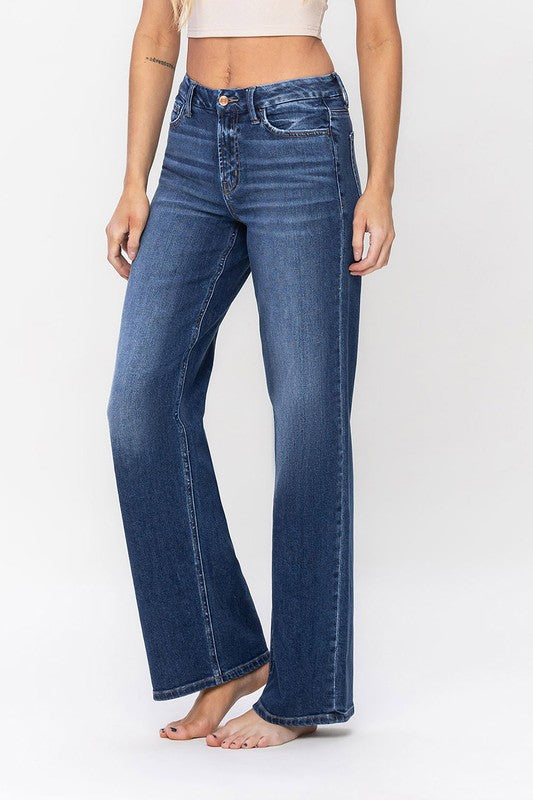 Denim - High Rise Loose Fit Jeans -  - Cultured Cloths Apparel