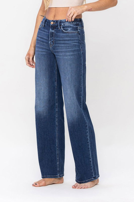 Denim - High Rise Loose Fit Jeans -  - Cultured Cloths Apparel