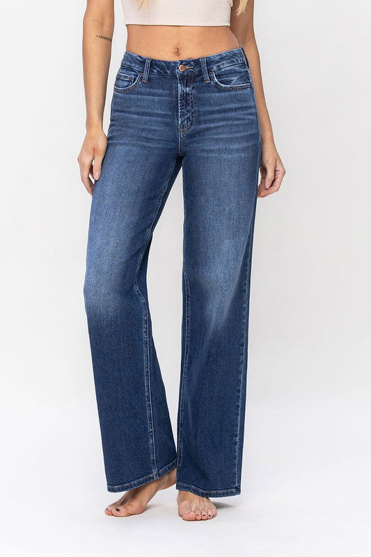 Denim - High Rise Loose Fit Jeans -  - Cultured Cloths Apparel