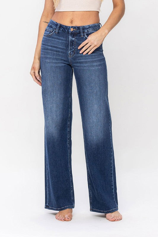 Denim - High Rise Loose Fit Jeans -  - Cultured Cloths Apparel