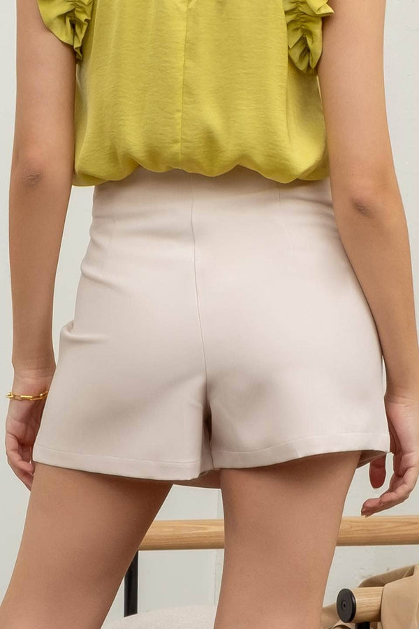 Women's Skirts - SIDE SLIT MINI SKORT -  - Cultured Cloths Apparel