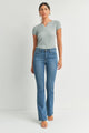 Denim - Dolly Long High Rise Skinny Flare Medium Blue Denim Jeans -  - Cultured Cloths Apparel