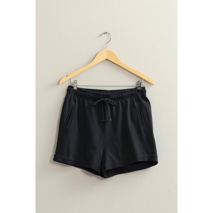 Women's Shorts - Pigment Dyed Raw Edge Detail Shorts -  - Cultured Cloths Apparel