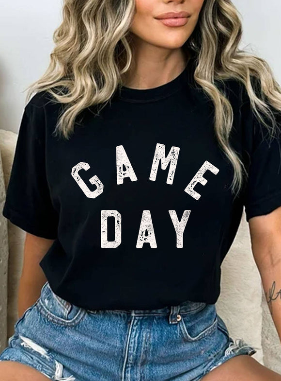 Graphic T-Shirts - GAME DAY  GRAPHIC TSHIRTS - Black - Cultured Cloths Apparel