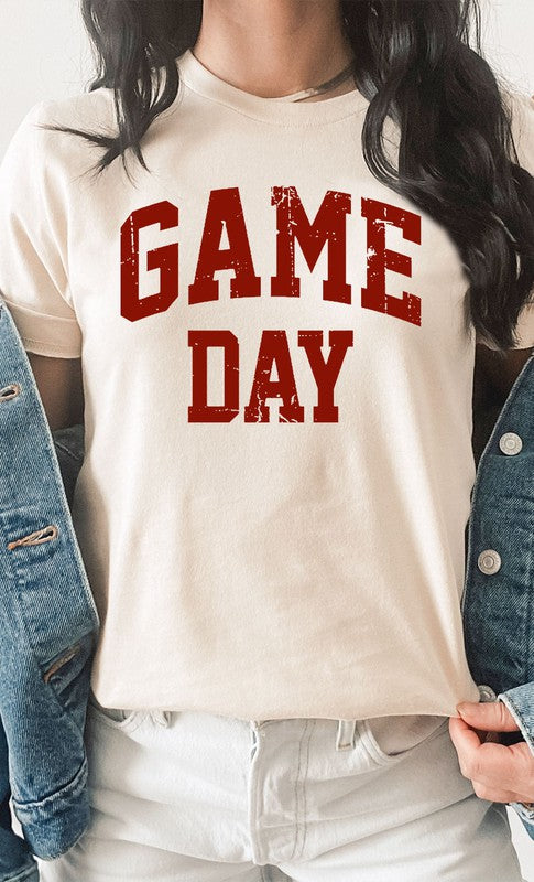 Graphic T-Shirts - Vintage Game Day Graphic Tee - Cream - Cultured Cloths Apparel