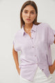 Women's Short Sleeve - SOLID SHORT SLEEVE BUTTON DOWN SHIRT -  - Cultured Cloths Apparel