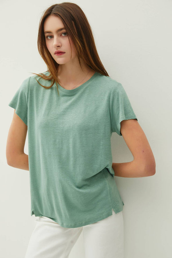 Graphic T-Shirts - CLASSIC ROUND NECK SPLIT HEM T-SHIRT -  - Cultured Cloths Apparel