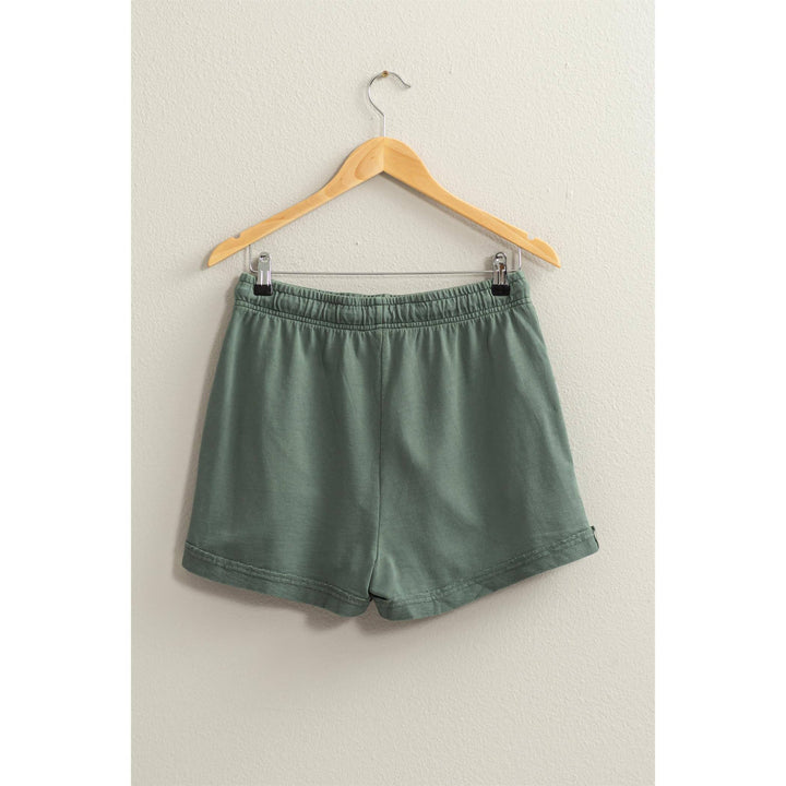 Women's Shorts - Pigment Dyed Raw Edge Detail Shorts -  - Cultured Cloths Apparel