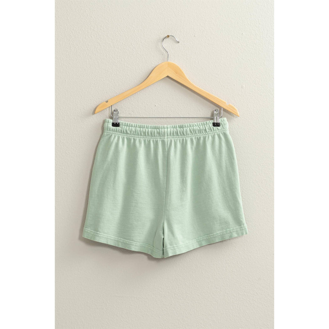 Women's Shorts - Pigment Dyed Raw Edge Detail Shorts -  - Cultured Cloths Apparel