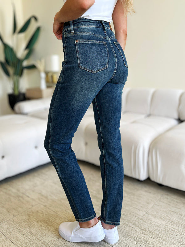 Denim - Judy Blue Full Size High Waist Skinny Jeans -  - Cultured Cloths Apparel