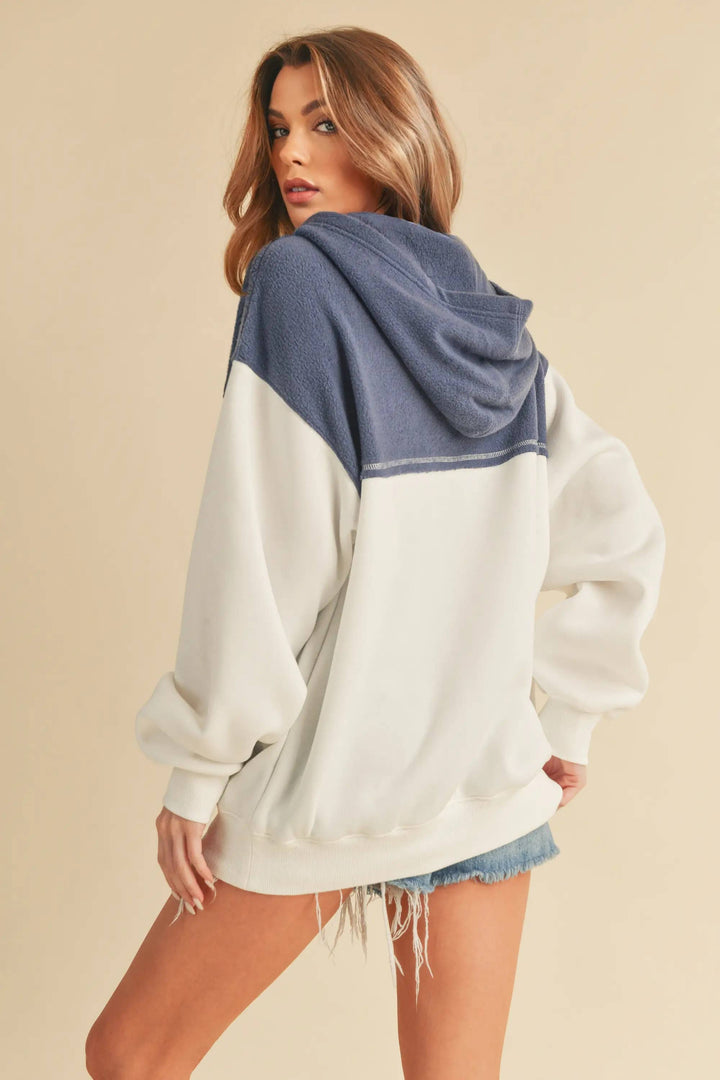 Women's Sweaters - Lari Hooded Sweatshirt - White - Cultured Cloths Apparel