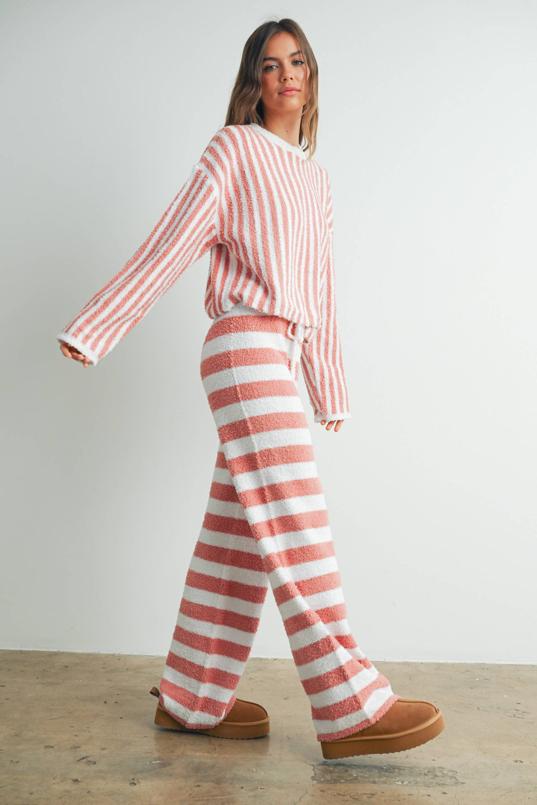 Athleisure - STRIPED DRAWSTRING PANTS -  - Cultured Cloths Apparel