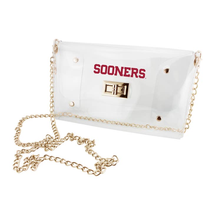 Handbags - Envelope Crossbody Bag - Collegiate Licensed - University of Oklahoma - Cultured Cloths Apparel