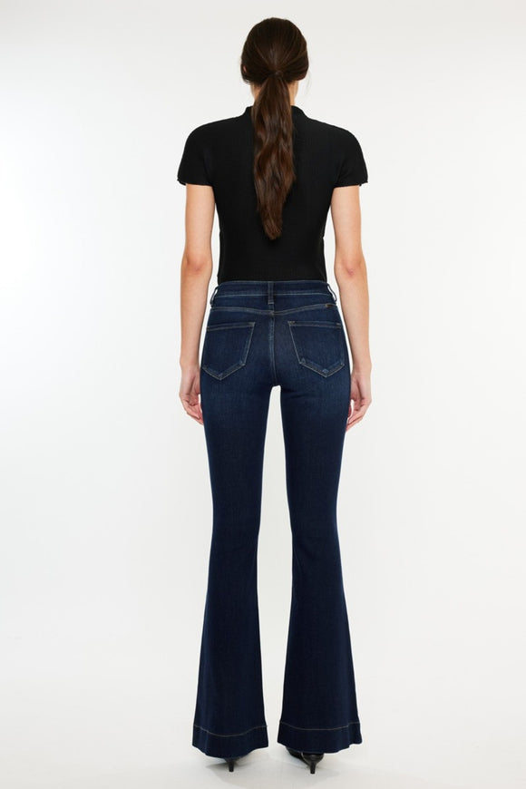 Denim - Kancan High Rise Slim Flare Jeans -  - Cultured Cloths Apparel