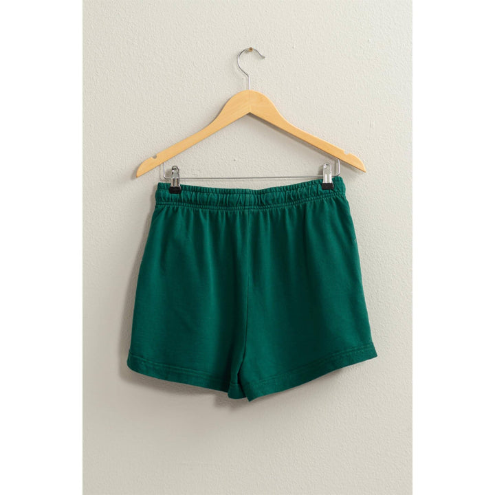 Women's Shorts - Pigment Dyed Raw Edge Detail Shorts -  - Cultured Cloths Apparel