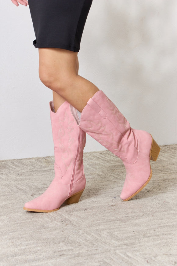 Shoes - Forever Link Knee High Cowboy Boots -  - Cultured Cloths Apparel