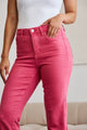 Denim - RFM Crop Dylan Full Size Tummy Control High Waist Raw Hem Jeans -  - Cultured Cloths Apparel