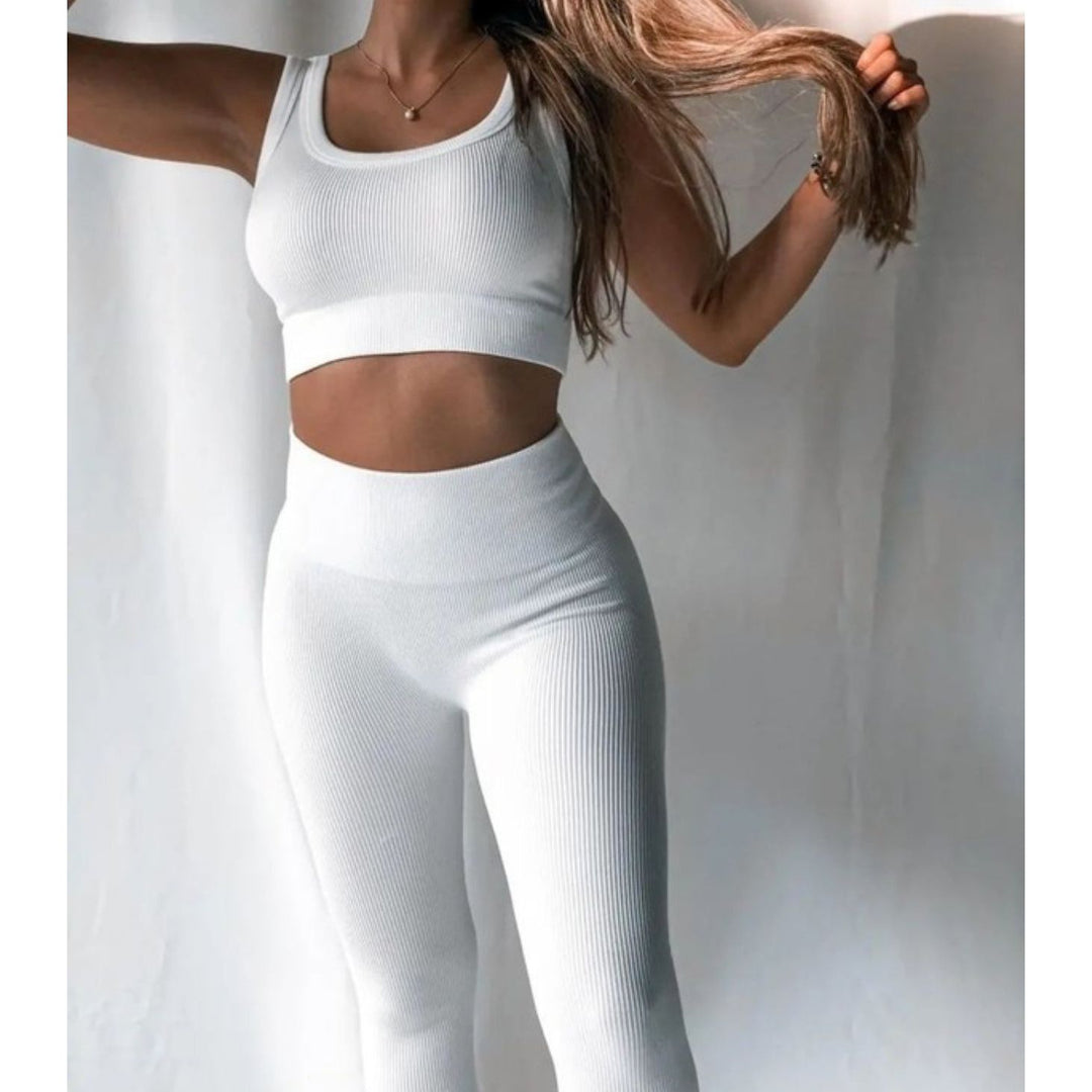 Athleisure - Thick Rib Mini Tank - White - Cultured Cloths Apparel