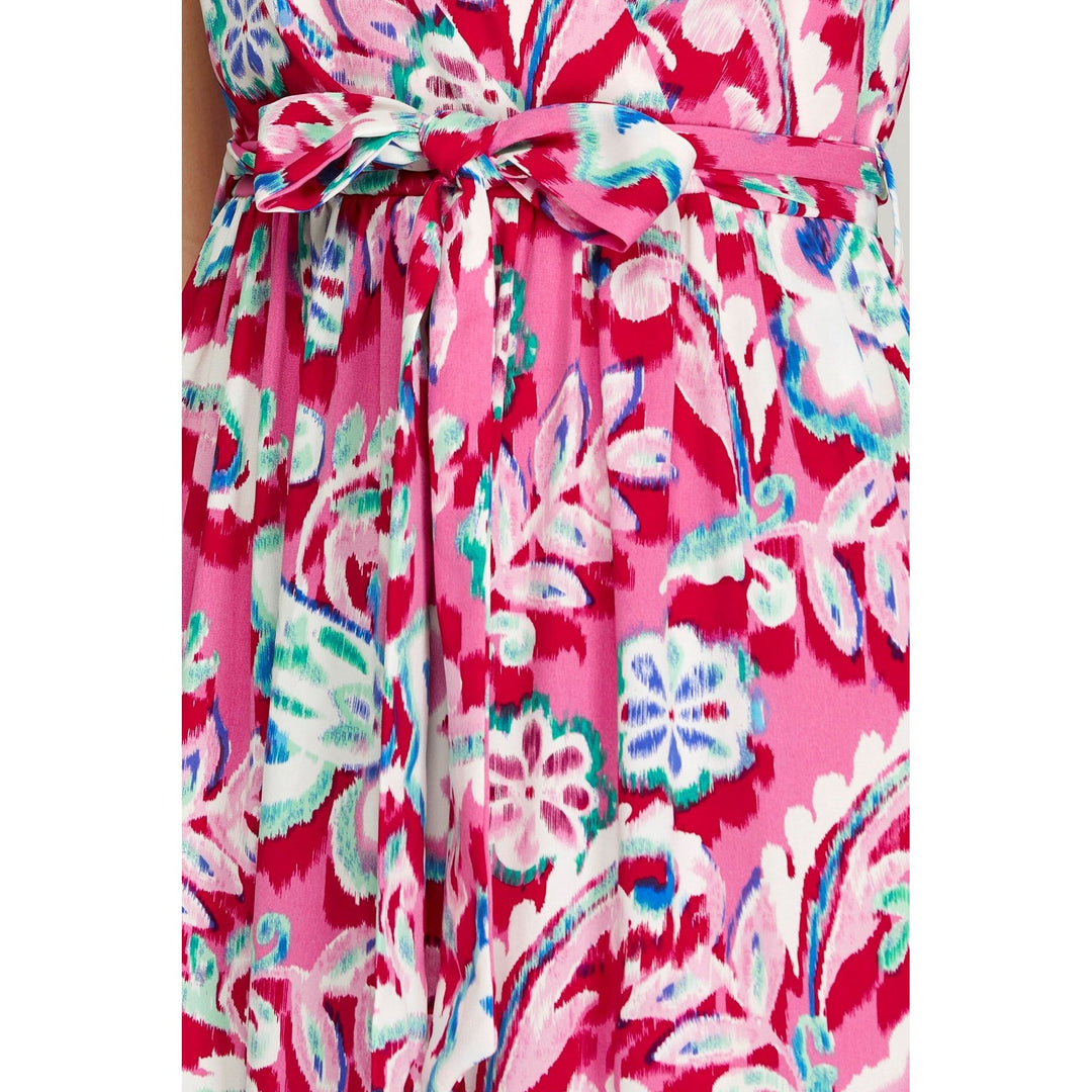 Women's Dresses - Surplice Cami Print Tiered Maxi Dress -  - Cultured Cloths Apparel