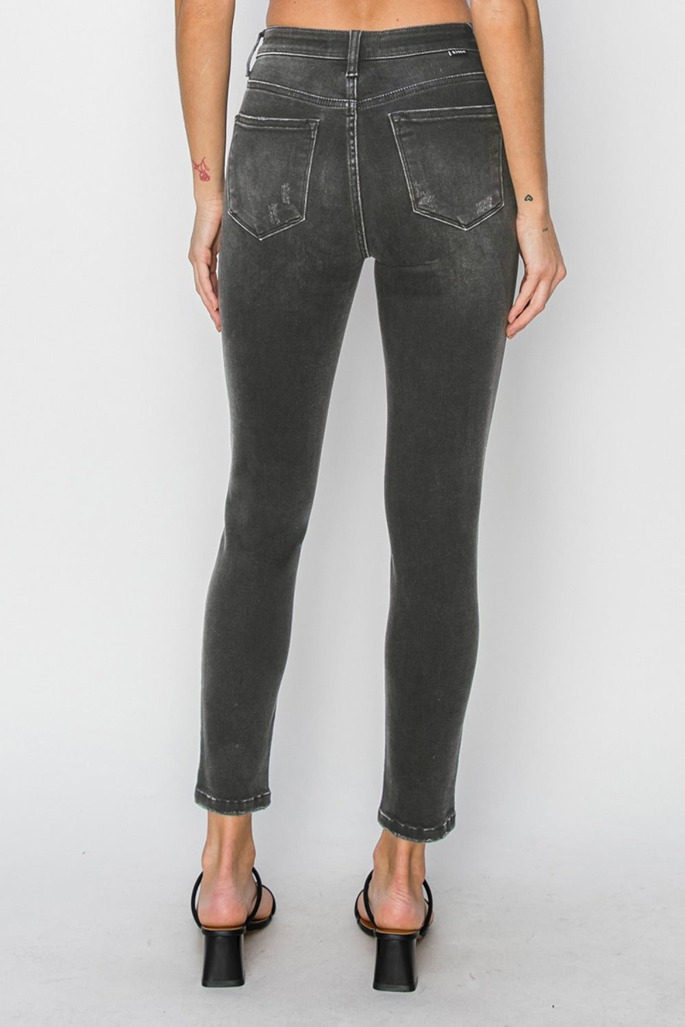 Denim - RISEN Full Size High Rise Ankle Skinny Jeans - - Cultured Cloths Apparel