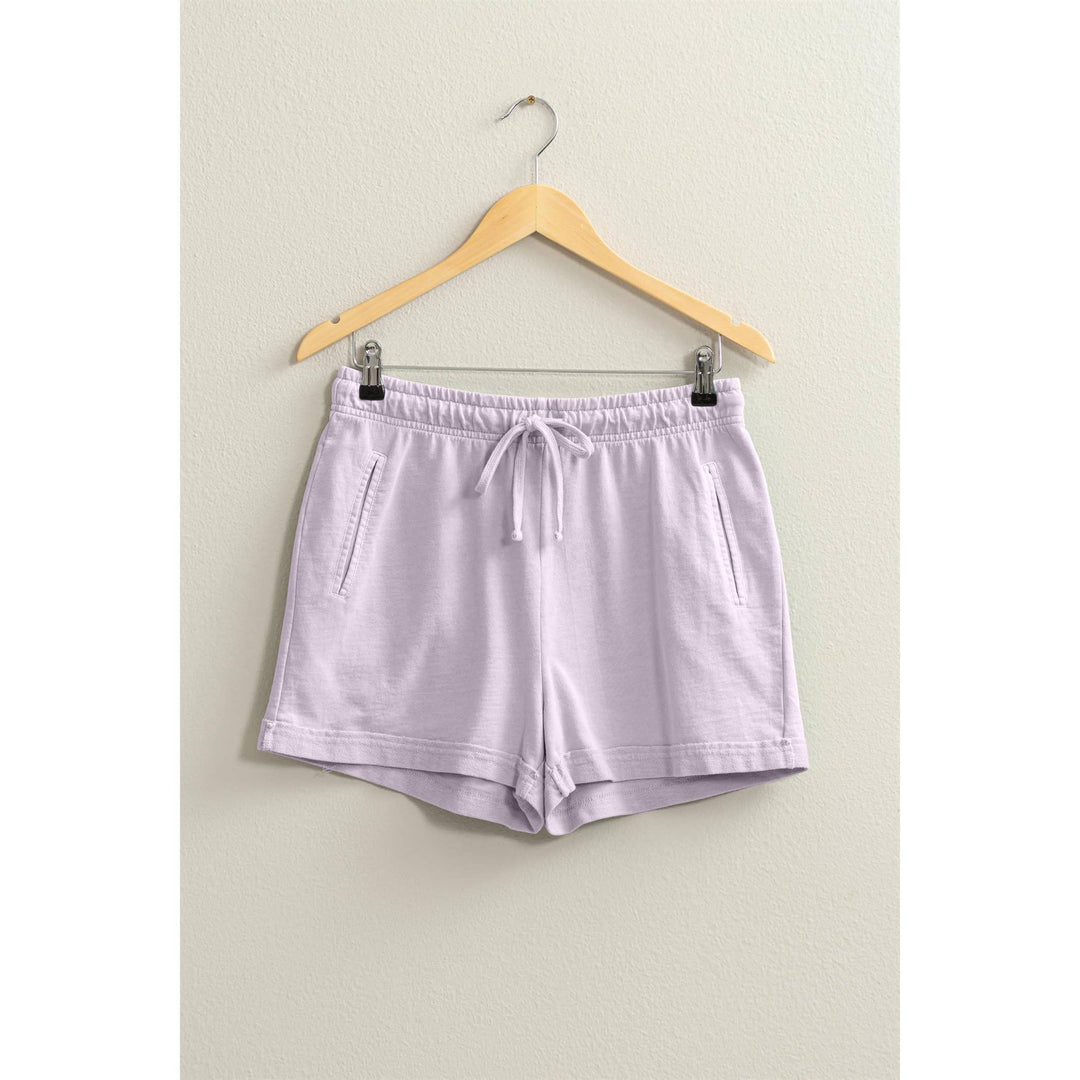 Women's Shorts - Pigment Dyed Raw Edge Detail Shorts -  - Cultured Cloths Apparel