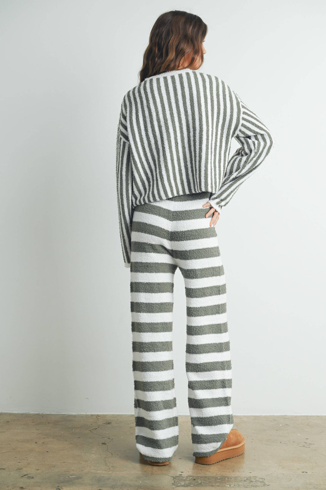 Athleisure - STRIPED DRAWSTRING PANTS -  - Cultured Cloths Apparel