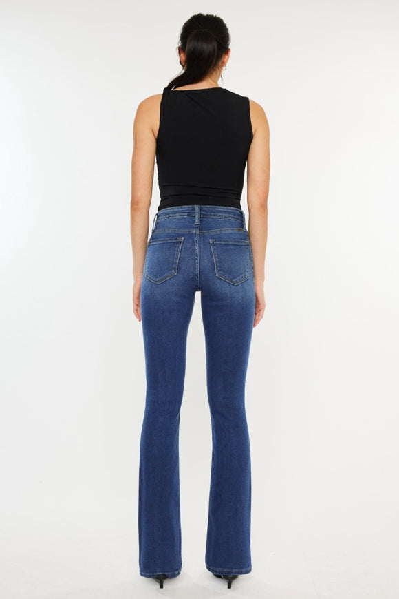 Denim - Kancan High Rise Slim Bootcut Jeans -  - Cultured Cloths Apparel