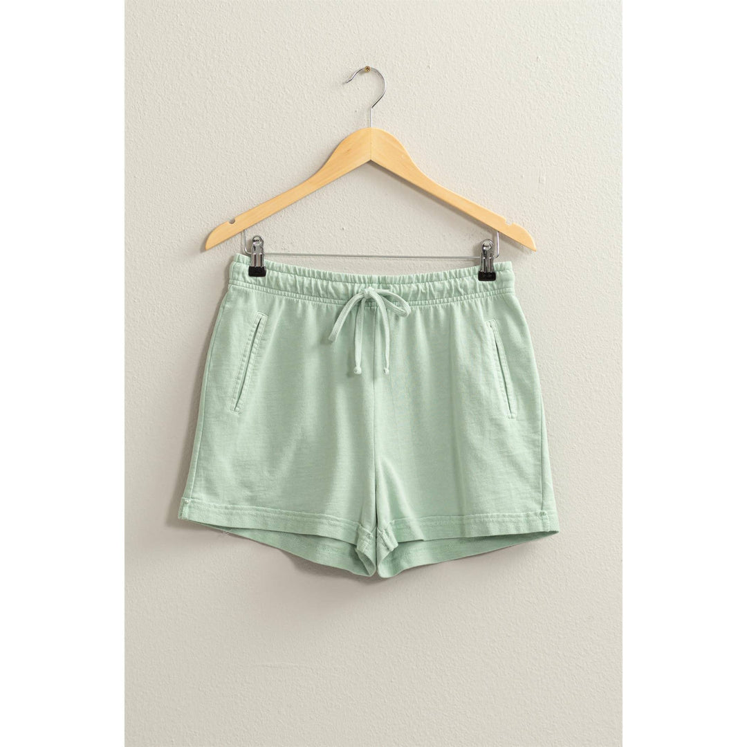 Women's Shorts - Pigment Dyed Raw Edge Detail Shorts -  - Cultured Cloths Apparel